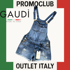 ♥️ Дамски дънков гащеризон Gaudì , 100% памук, размер 25, Италия